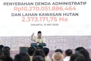Penyerahan Dana Penertiban Kawasan Hutan Perkuat Komitmen Jaga Kekayaan Negara