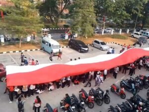 Pemuda dan Mahasiswa Gaungkan Persatuan Tanpa Provokasi dalam Kirab Merah Putih