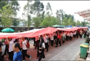 Kirab Merah Putih Rajut Kebhinekaan, Ribuan Pemuda Gaungkan Persatuan